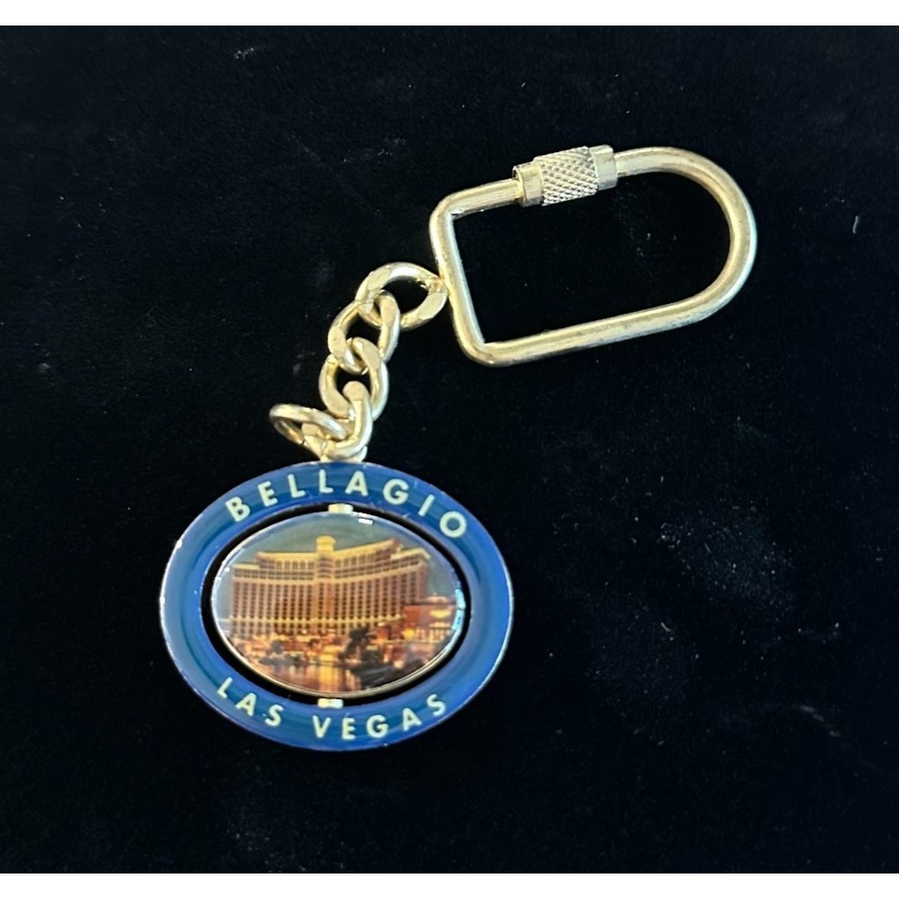 Vintage Bellagio Hotel & Casino Las Vegas, Nevada Spinner Keychain
